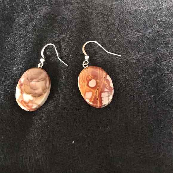 Unique handmade drop earrings - Picture 3 of 3